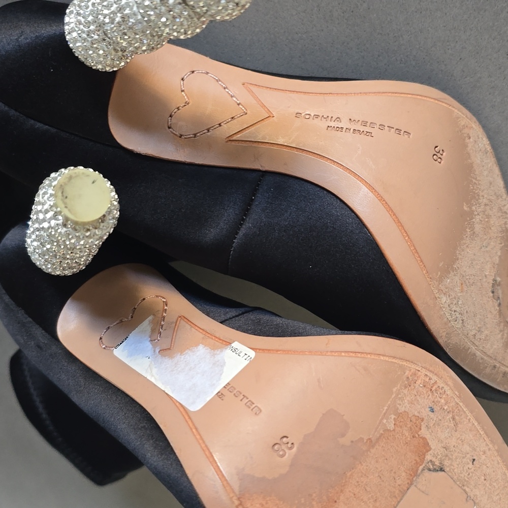 Sophia Webster Coco Crystal 100 Ankle Boots 38 8 - Picture 9 of 9